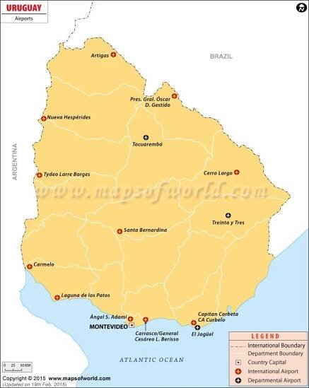 Airports in Uruguay