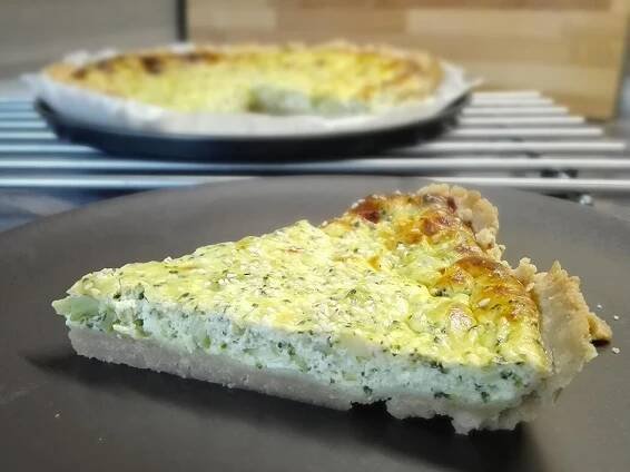 Špenátový (brokolicový) kiš | Prudce Jedlé