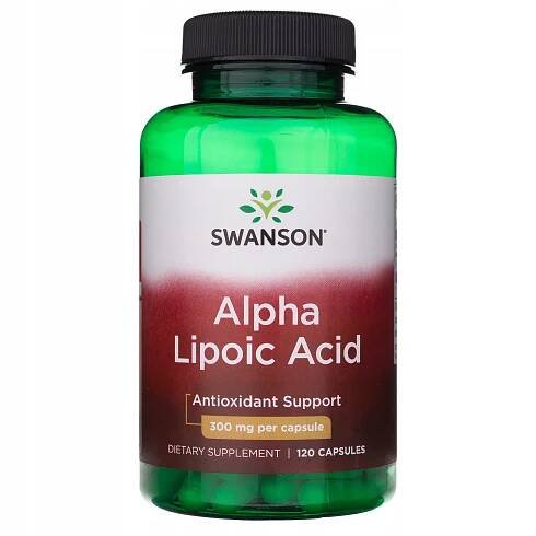 Swanson Kyselina Alfa Lipoová (ALA) 300 mg - 120 kapslí