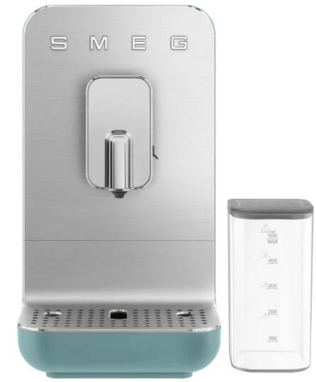 Automatický kávovar Smeg BCC13EGMEU / 1350 W / 1,4 l / 19 bar / smaragdově zelená/stříbrná jen za 16 297 Kč