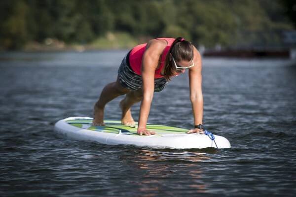 Paddleworkout / Paddlejóga - letní cvičení na paddleboardu