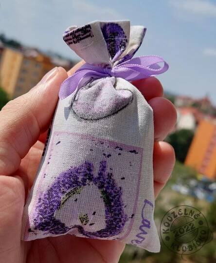 Slonová kost Pytlíčky plněné levandulí Lavendula