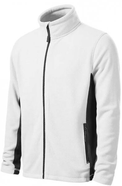 MALFINI® Pánská fleece bunda/mikina Frosty na zip 527 - bílá z kolekce MALFINI