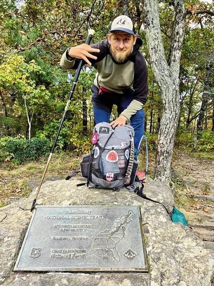 Springer Mountain, oficiální začátek Appalačské stezky