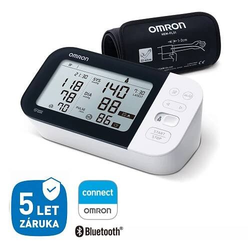 OMRON M7 Intelli IT s AFIB a bluetooth připojením, 5let záruka