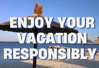 Enjoy your vacation responsibly - Tips for tourists | Tourist Board Kaštela