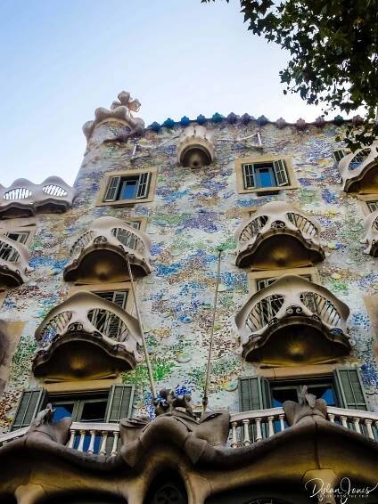 Gaudi's Casa Batlló facade