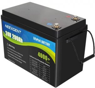 Neexgent Lifepo4 BMS Lithium Battery Pack 24V 200ah Lifepo4 Lithium Ion Battery 24v