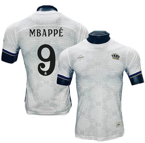 Real Madrid 24/25 El Clásico comma Futbalové Dresy Mbappé 9 - Futbalové dresy