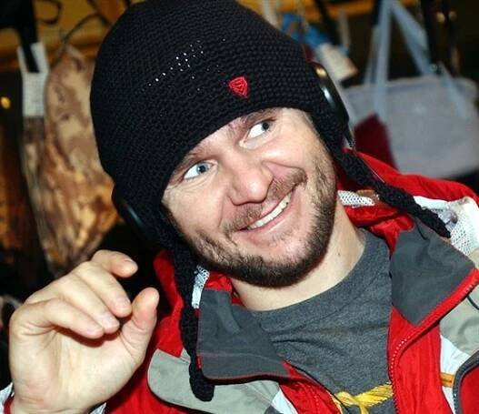 Snowboardista David Horváth na snímku z roku 2005