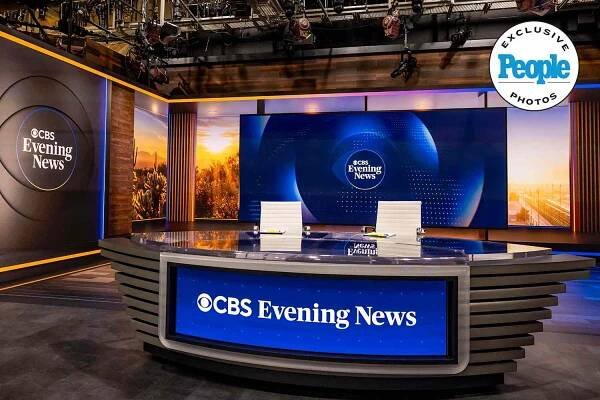 CBS Evening News set