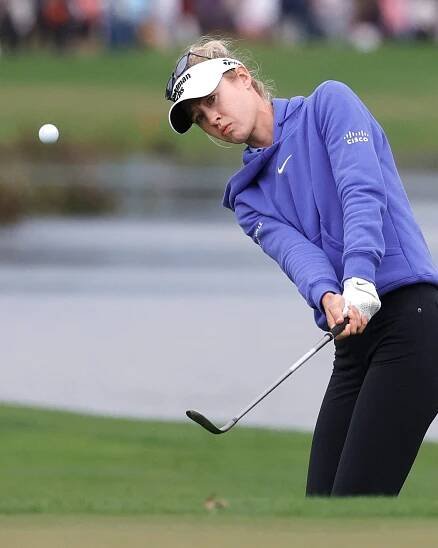 Nelly Korda thriving at home, leads Drive On Championship