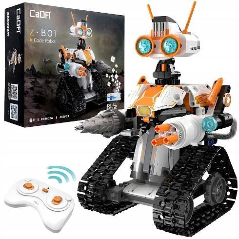 CaDA bricks Dálkově ovládaný robot Z.BOT Code 462 kusů RC