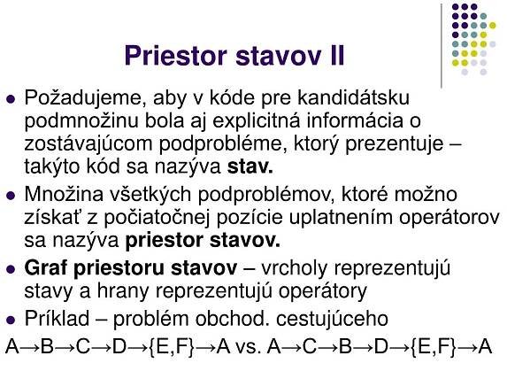 PPT - Priestor stavov PowerPoint Presentation, free download - ID:3877543