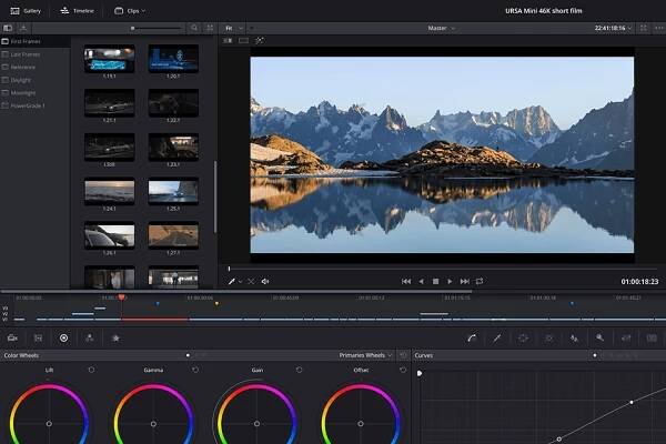 davinci resolve filmora alternative interface