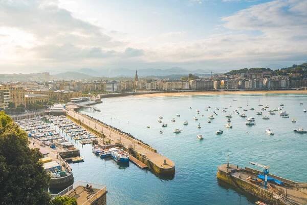 La Concha bay, San Sebastian, Spain