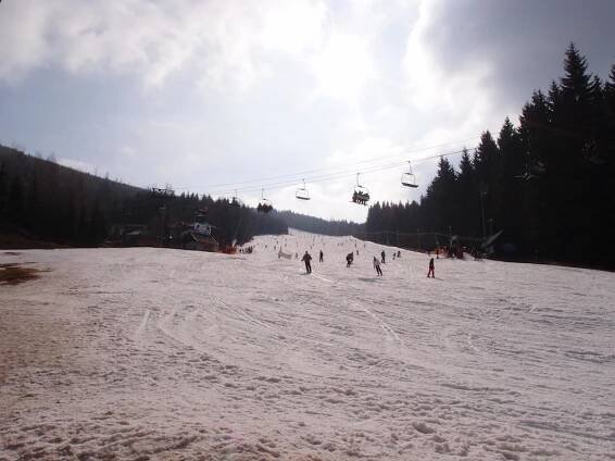 Lyžařský vlek Doplik - Osvětlená sjezdovka - Harrachov Info