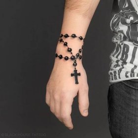 Discover 68+ wrist rosary tattoo on hand super hot - in.eteachers