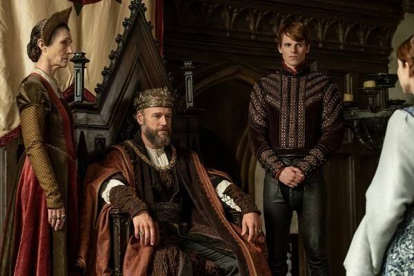 Španělská princezna - Svár srdce s povinností - Z filmu - Harriet Walter, Elliot Cowan, Ruairi O'Connor
