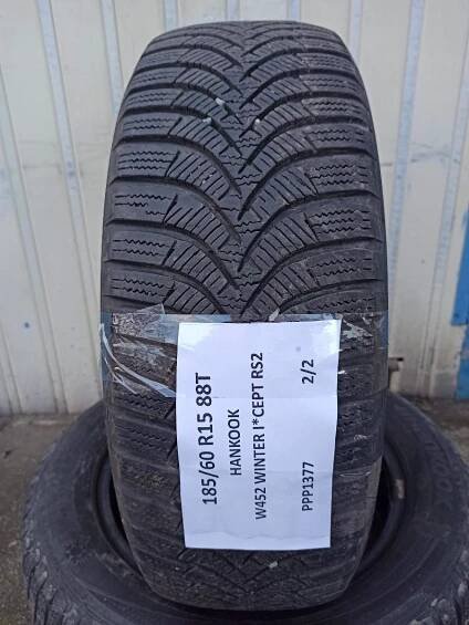 Zimní pneu Hankook W452 Winter I*cept RS2 185/60 R15 88T 6mm 2ks