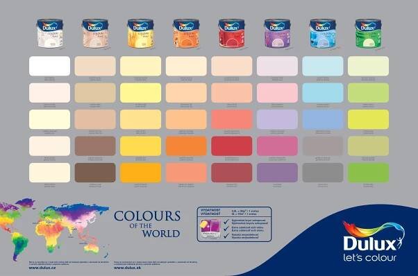 DULUX INTERIÉROVÁ OMYVATELNÁ BARVA / 2,5 L | Eshop-barvy.cz - barvy, l
