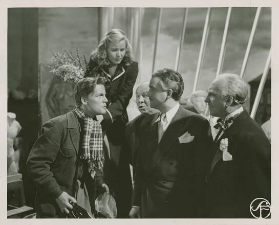 Alf Kjellin, Maj-Britt Nilsson, Oscar Winge, Stig Järrel, Olof Winnerstrand - Det är min modell - Z filmu