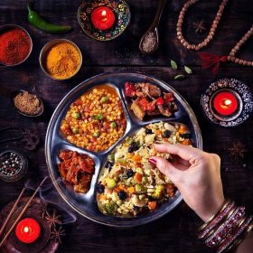Diwali oslava jídlo — Stock obrázek