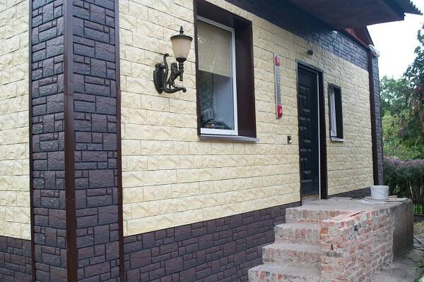 Fasádní panely na kámen (40 fotografií): materiál pro dokončování základů domu zvenčí, vlastnosti surovin pro vnější obklady