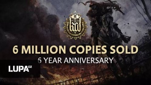 Warhorse už prodali šest milionů kopií hry Kingdom Come: Deliverance, tržby jdou do miliard - Lupa.cz