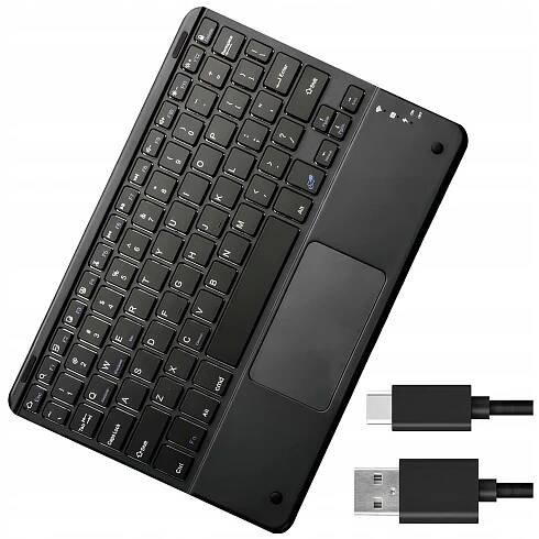 Bezdrátová klávesnice Bluetooth touchpad pro Samsung Apple Lenovo Xiaomi