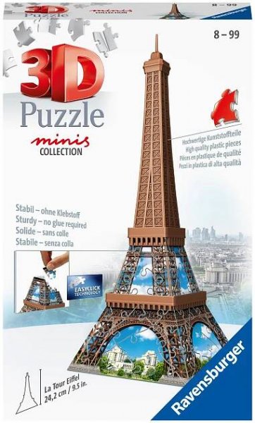Ravensburger 3D Mini Eiffelova věž 54 dílků