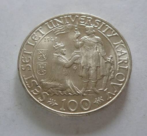 100 Kč, 1948, Karlova universita, ČSR