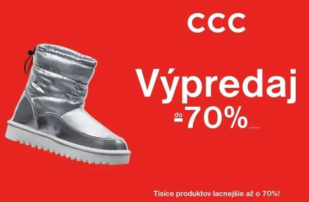 MEGA ZNÍŽENIE CIEN v CCC - OC MADARAS