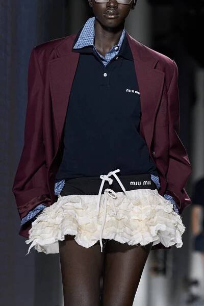 Miu Miu - Spring 2024 Ready-to-Wear https://www.vogue.com/fashion-shows/spring-2024-ready-to-wear/miu-miu/slideshow/d… | Fashion design, Fashion inspo, Fashion show