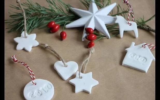 Studený porcelán je skvělý na výrobu nádherných vánočních ozdob a dekorací. Pinterest