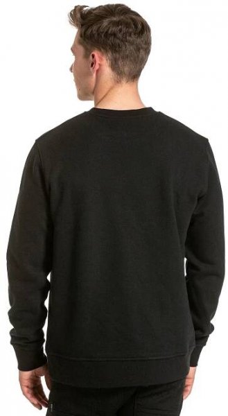 mikina Meatfly Podium Crew - Black