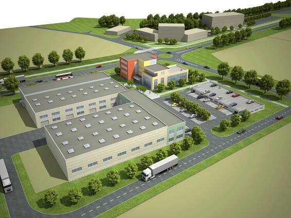 Technologický park v rámci průmyslové zóny Holešov projektoval zlínský Centroprojekt