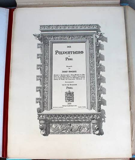 Prašná věž v Praze, Josef Mocker, nákladem hl.m.Prahy, 1889