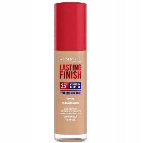 Rimmel Lasting Finish 35HR Hydratační Podkladová Báze na obličej 160 Vanilla 30 ml