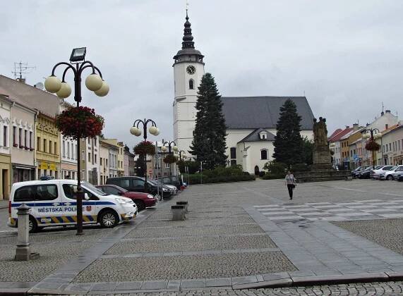 Bílovec - Slezské náměstí - Náměstí