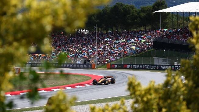 BARCELONA, SPAIN - MAY 31: Lewis Hamilton of Great Britain driving the (44) Scuderia Ferrari SF-25