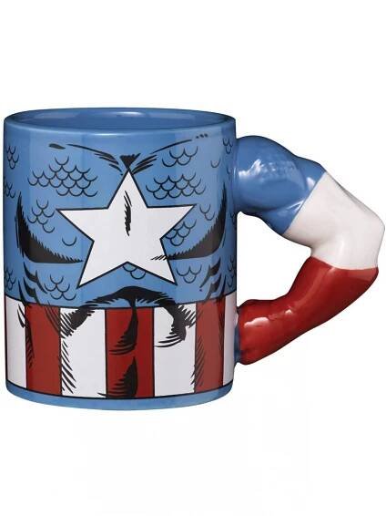 Hrnek Marvel - Captain America (3D) - Xzone.cz