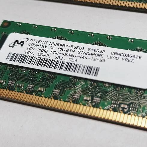 Operační paměť MT16HTF12864AY-53EB1 DDR2 SDRAM