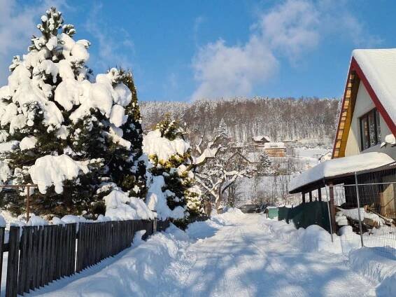 Chalet-Beskydy v zimě