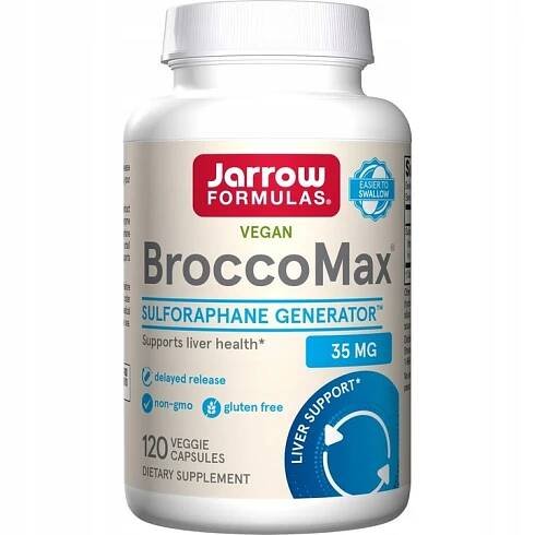 JARROW FORMULAS BroccoMax – extrakt ze semen brokolice (120 kapslí)