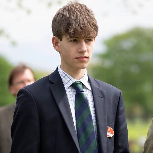 James, Earl of Wessex, followed in the footsteps of his father Prince Edward by donning a signet ring during his rare public appearance at the Royal Windsor Horse Show