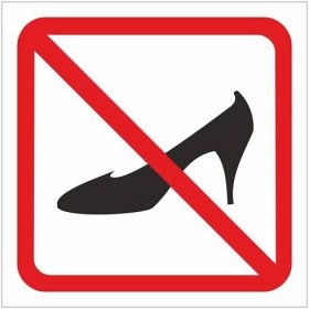 Zákaz vstupu v obuvi