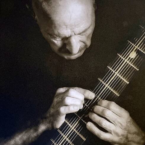 Tony Levin with Chapman Stick - photo by Jerry LoFaro