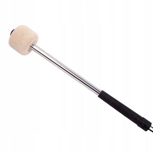 Palička na pochodový buben kovová plstěná pěchovadlo 32 cm Kera Audio B20 Značka Kera audio