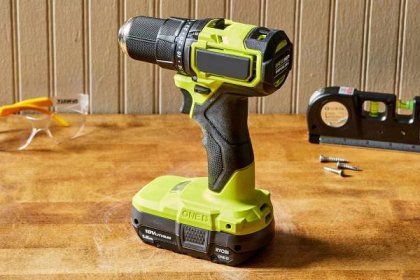 Front view of drill driver